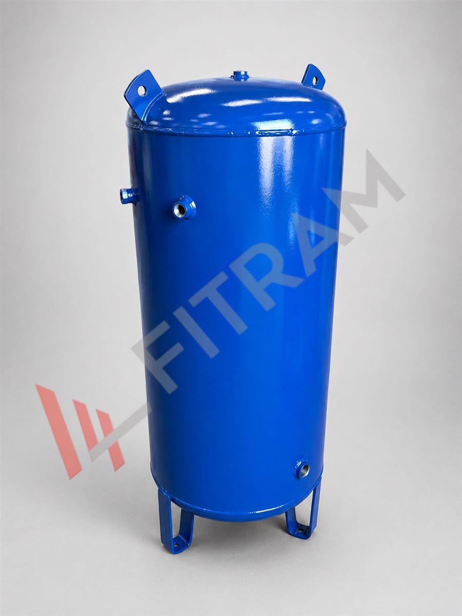 Ballon surpresseur FITRAM 100 à 500 litres, réservoir vertical bleu fabriqué au Maroc