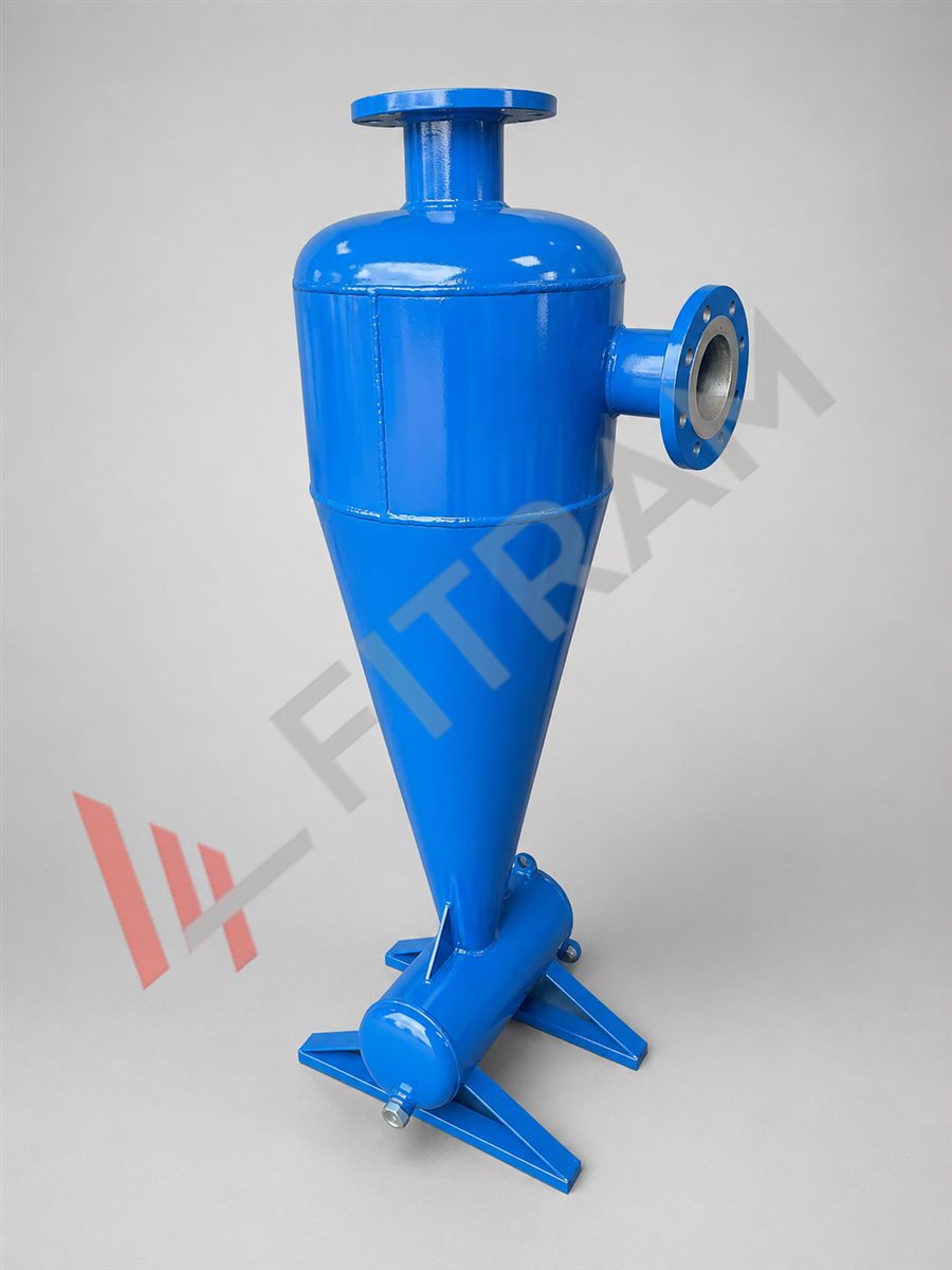 Filtre hydrocyclone FITRAM galvanisé ou peinture époxy, séparateur de sable pour irrigation